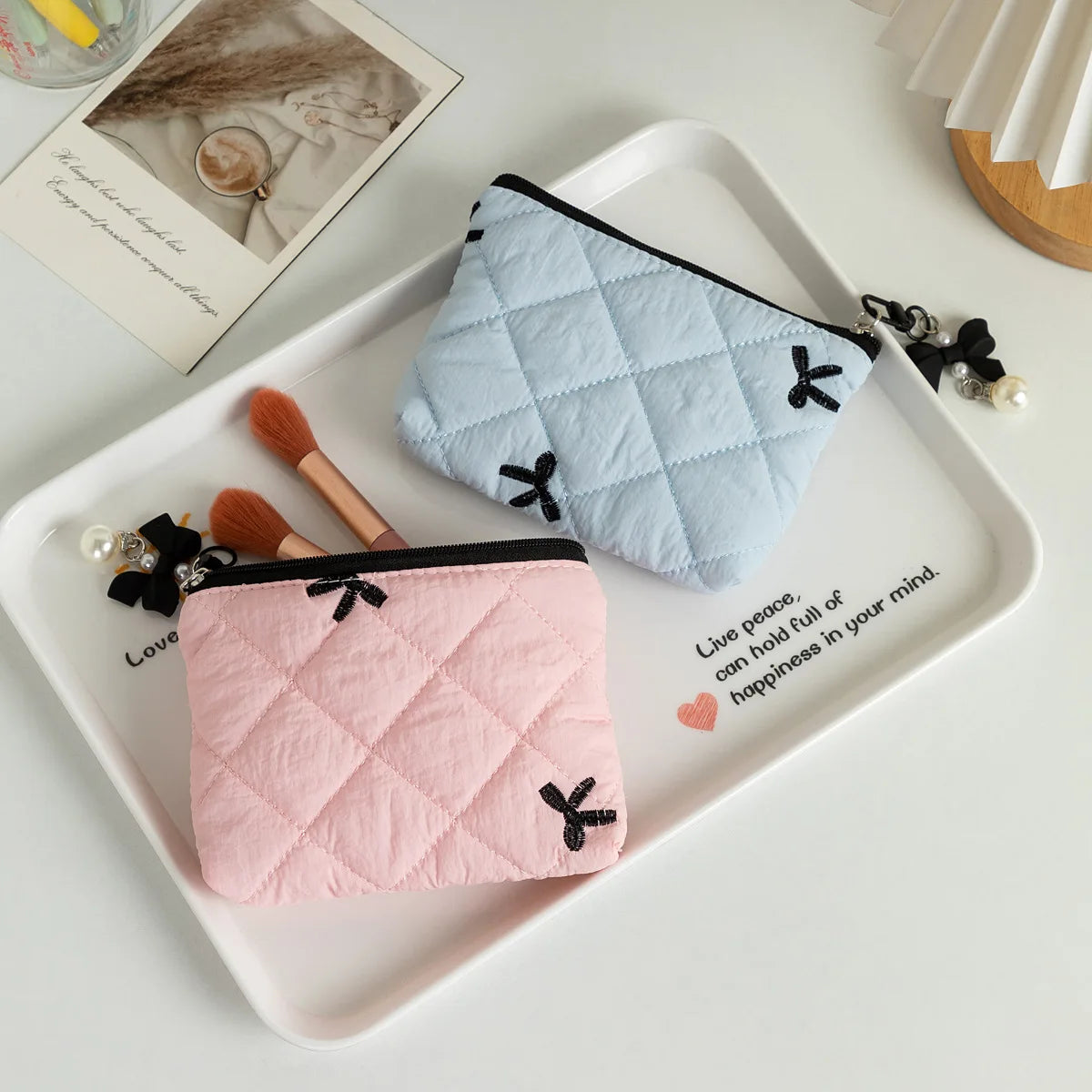 Quilted Charm Pouch