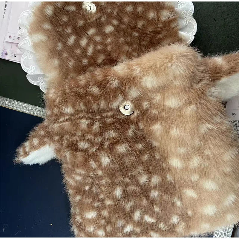 Fawn Plush Bag