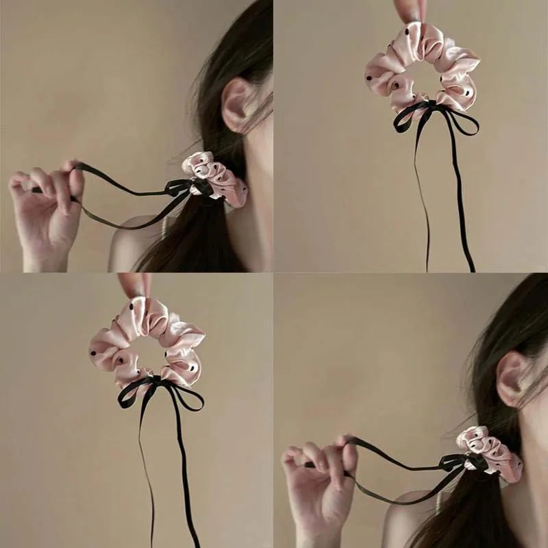 DotBow Satin Hair Scrunchies