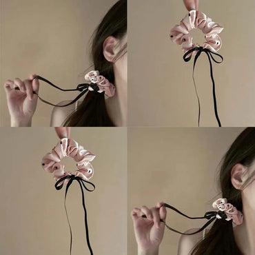 DotBow Satin Hair Scrunchies