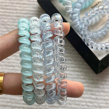 Sprinkle Twist – 4pc Spiral Hair Tie Set