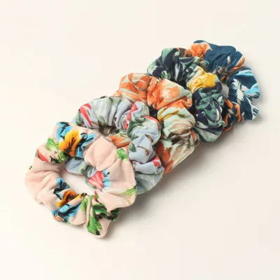 PlaidPack Hair Scrunchies Set 5-Piece
