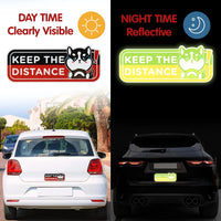 WhiskerWarn Student Driver Magnets 4-Pack