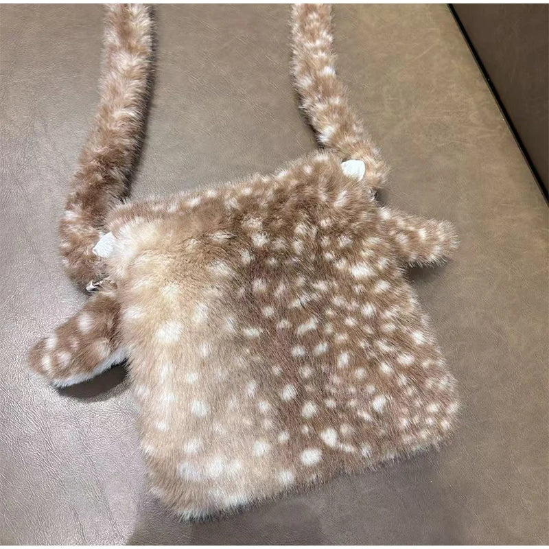 Fawn Plush Bag