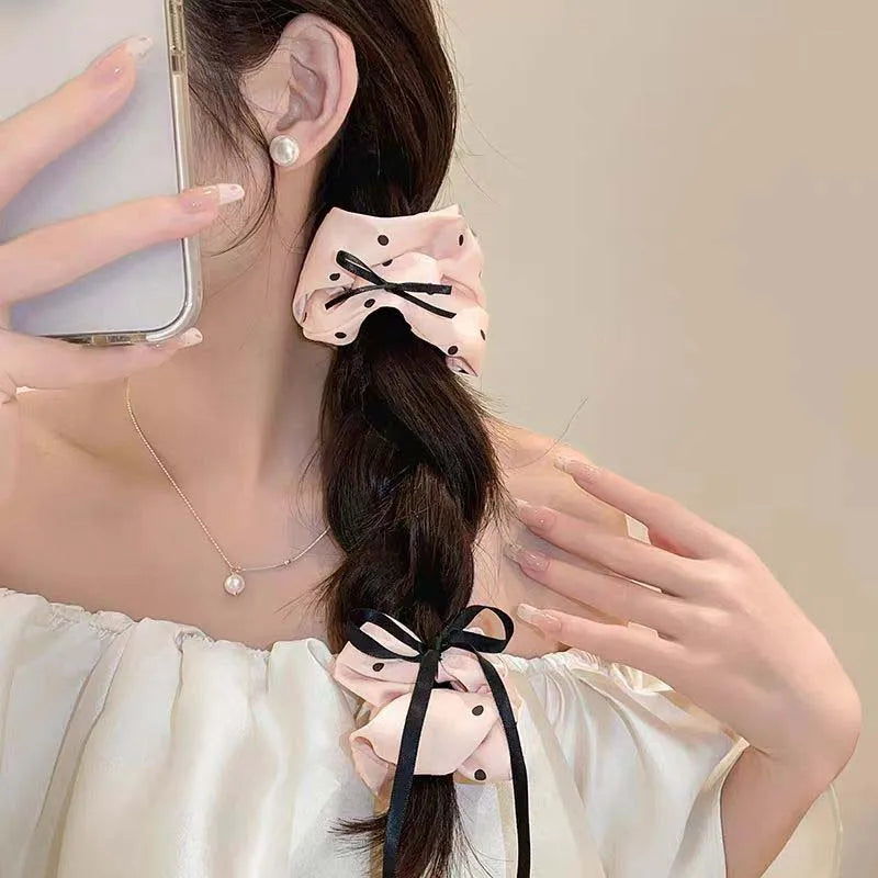 DotBow Satin Hair Scrunchies