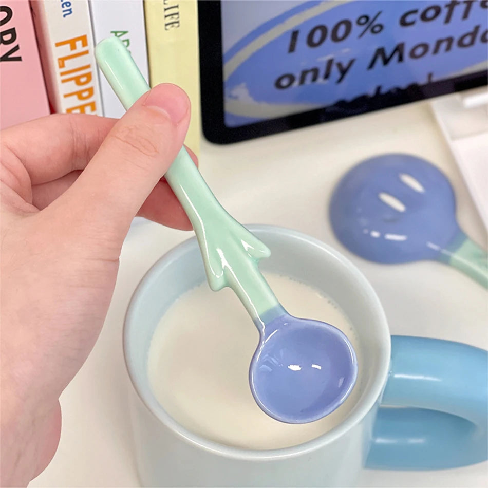 BloomSpoon Kawaii Tulip Ceramic Spoon