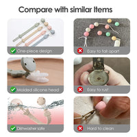 Animal Friends -  Pacifier Clips