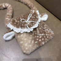 Fawn Plush Bag
