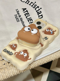 PoopStand Funny iPhone Case with Kickstand