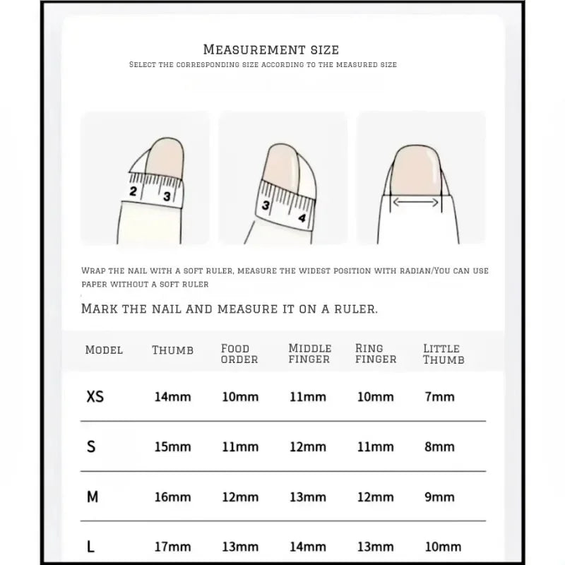CherryBow Press-On Nails 10-Piece Set