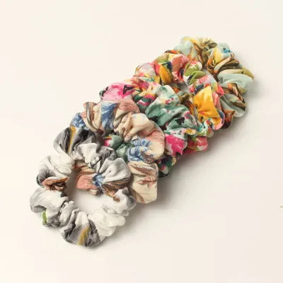 PlaidPack Hair Scrunchies Set 5-Piece