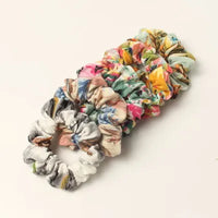 PlaidPack Hair Scrunchies Set 5-Piece