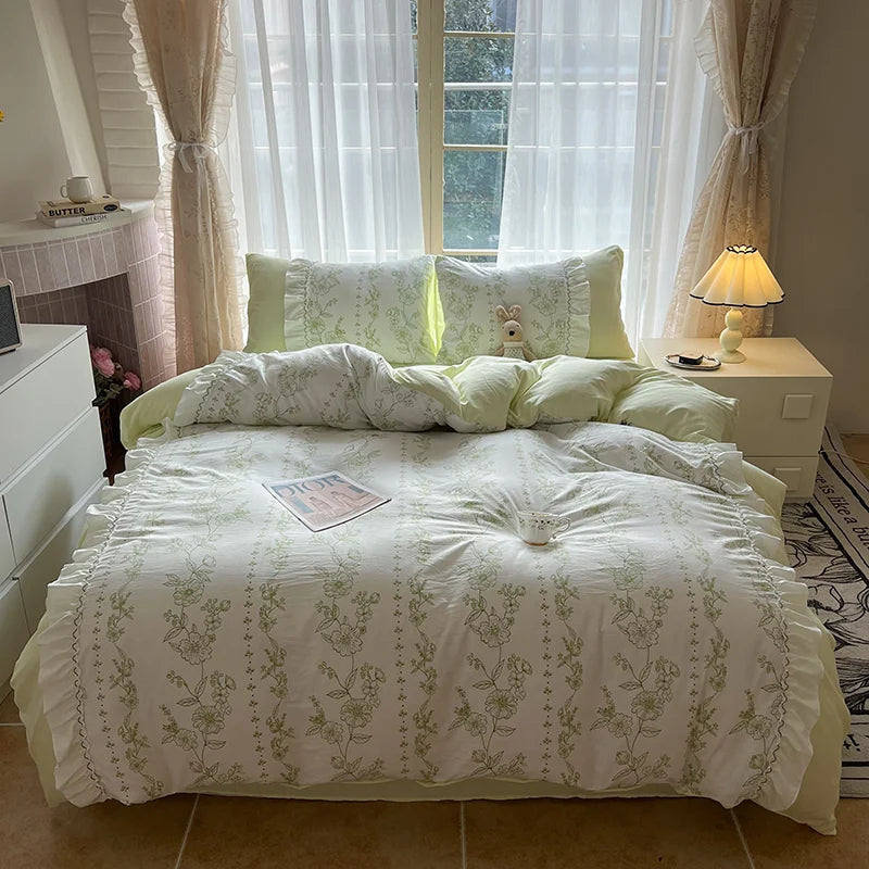 LaceRomance French Bedding Set 3-Piece