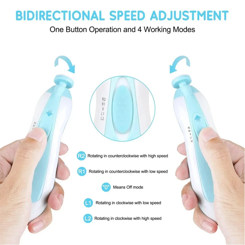 TinyTrim Electric Baby Nail Trimmer