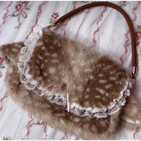 Fawn Plush Bag