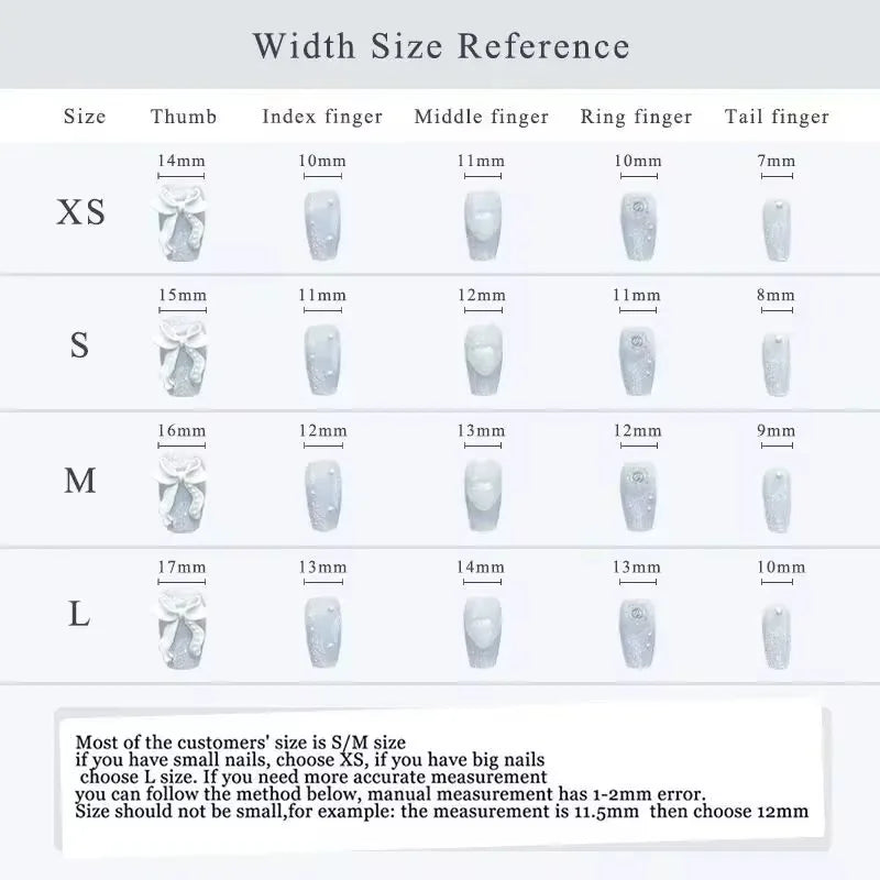 CherryBow Press-On Nails 10-Piece Set