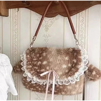 Fawn Plush Bag