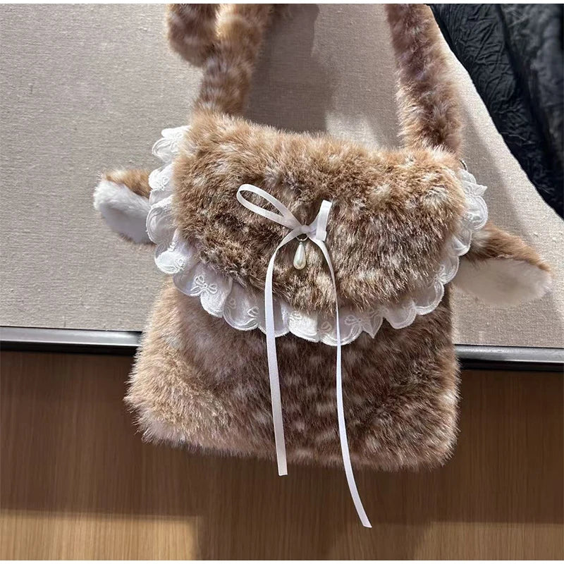 Fawn Plush Bag