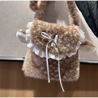 Fawn Plush Bag