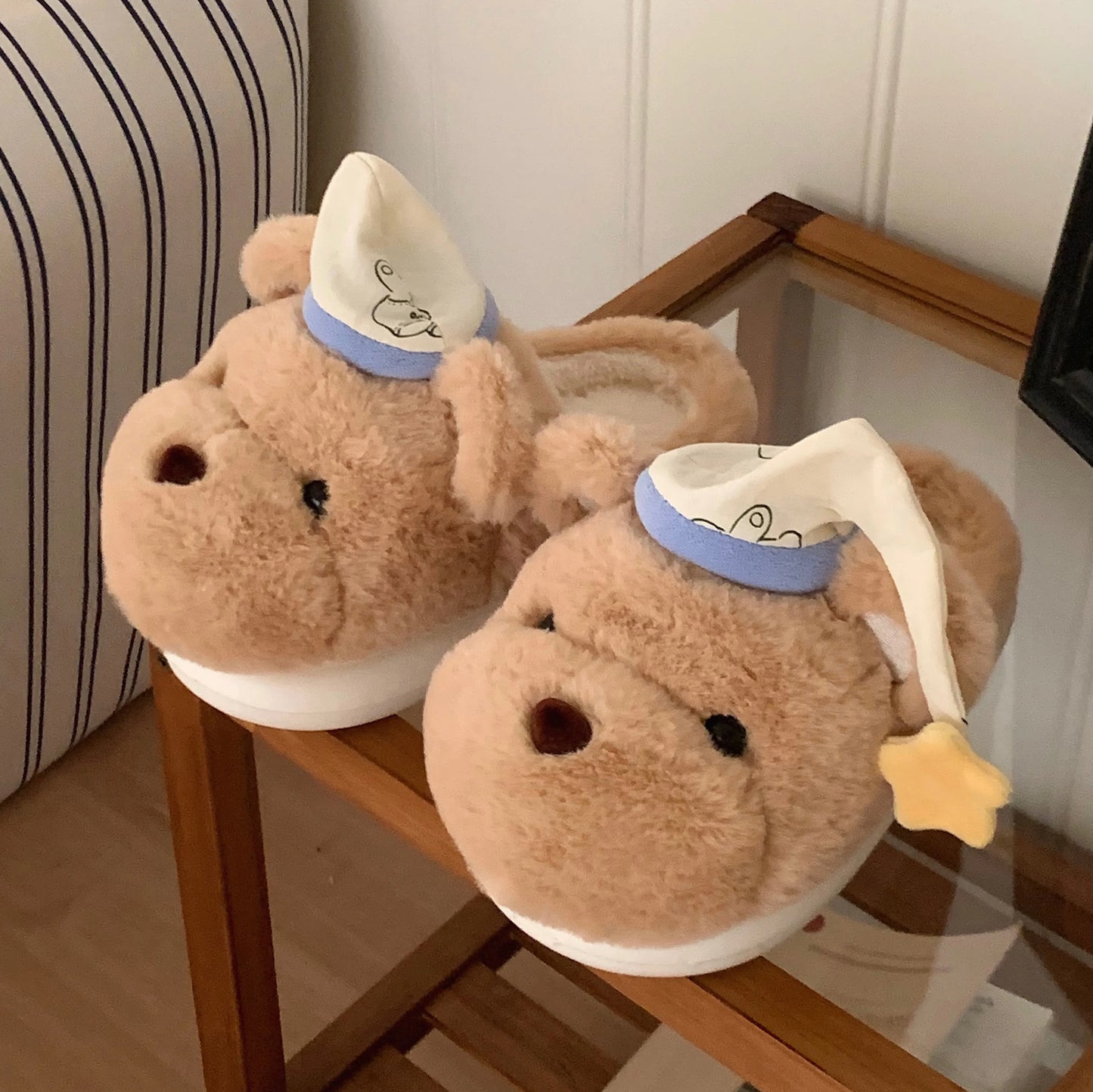 Sleepy Bear Slippers