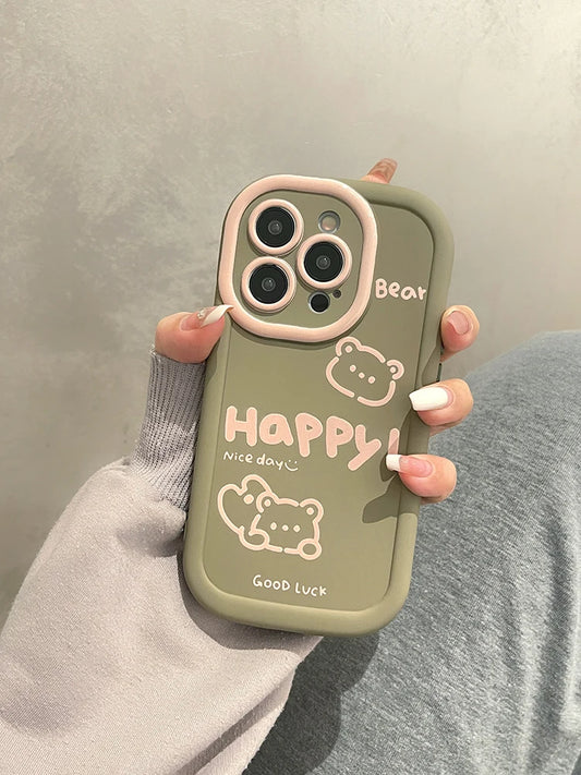 Happy Bear - Phone Case