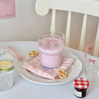 RibbonSip Kawaii Glass Cup 350ml