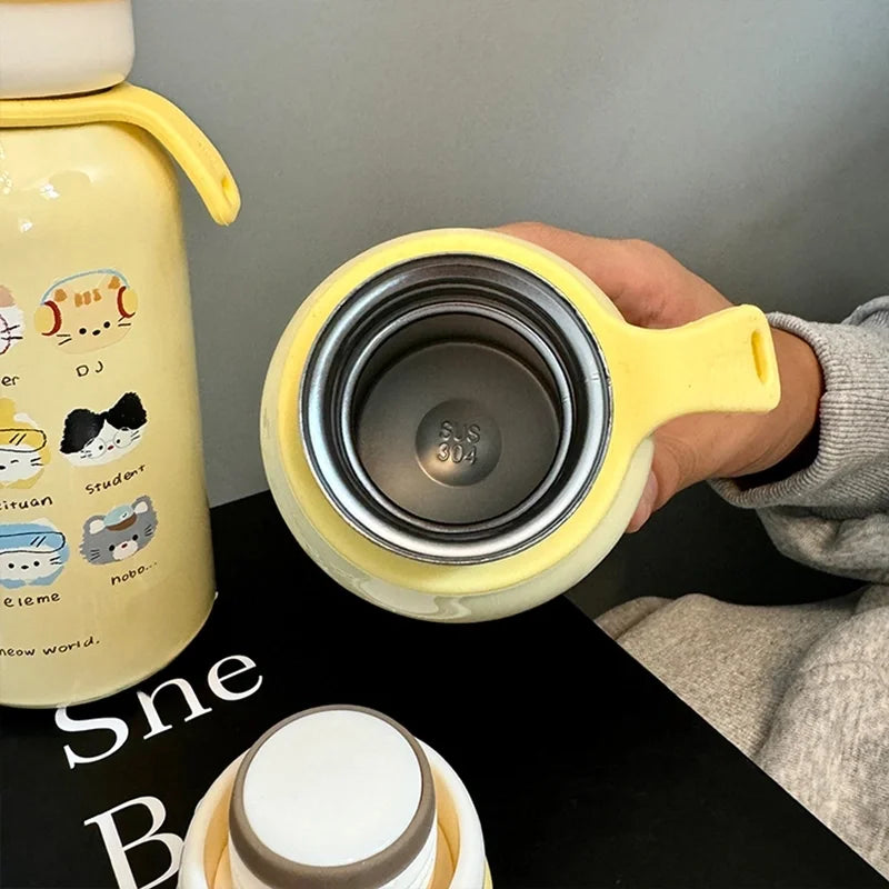 PurrFect Kawaii Cat Coffee Tumbler 400ml