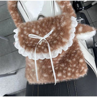 Fawn Plush Bag