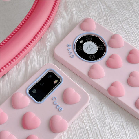 Pink Love - Huawei Phone Case
