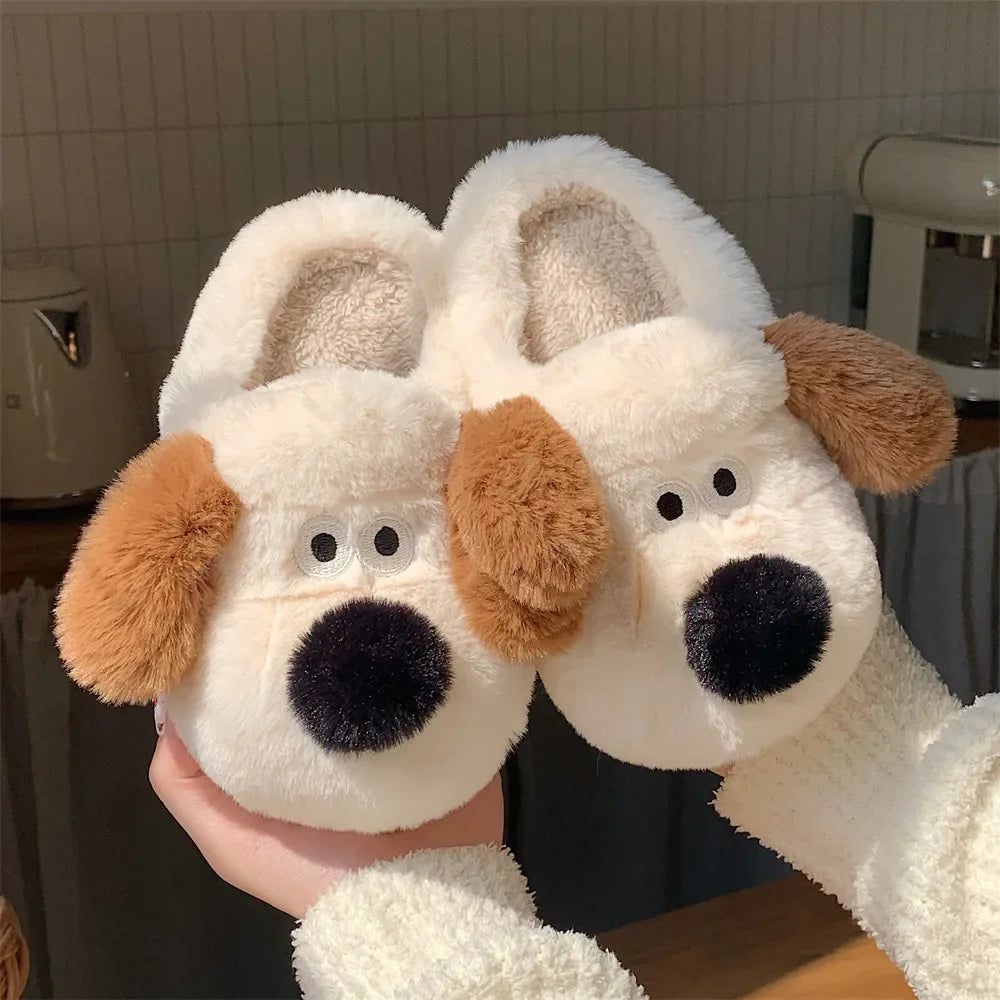 Puppy Cuddles - Fluffy Slippers