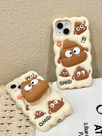 PoopStand Funny iPhone Case with Kickstand