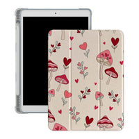 Mushroom Hearts iPad Case