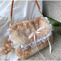 Fawn Plush Bag