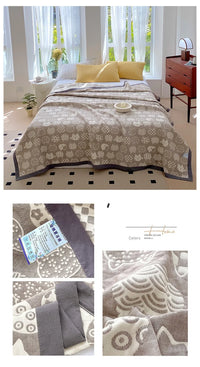 Cozy Critters Cotton Blanket