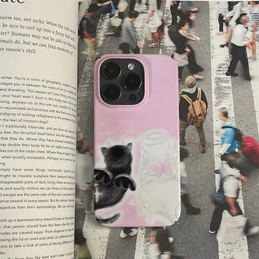 Angel Kitty - iPhone phone case