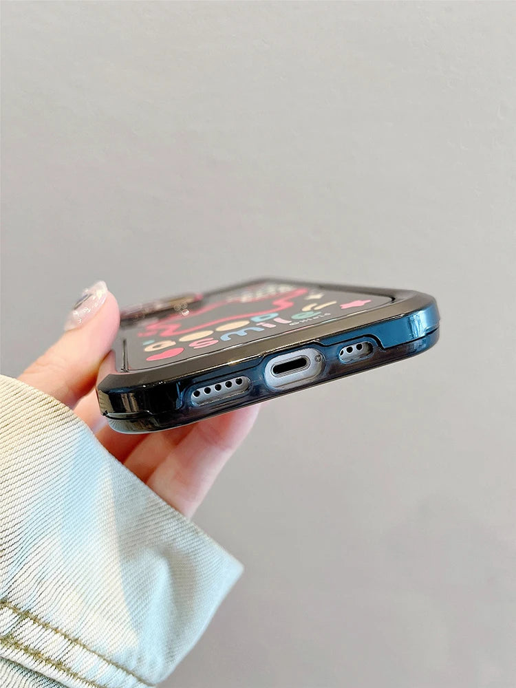 StarSmile Clear iPhone Case with Stand