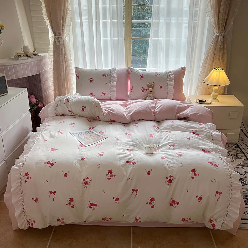 LaceRomance French Bedding Set 3-Piece