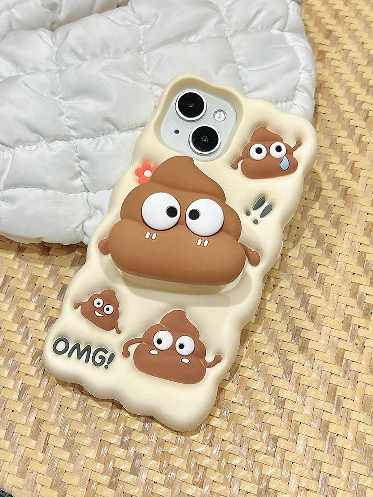 PoopStand Funny iPhone Case with Kickstand