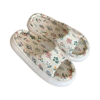 Bloom Linen Slippers