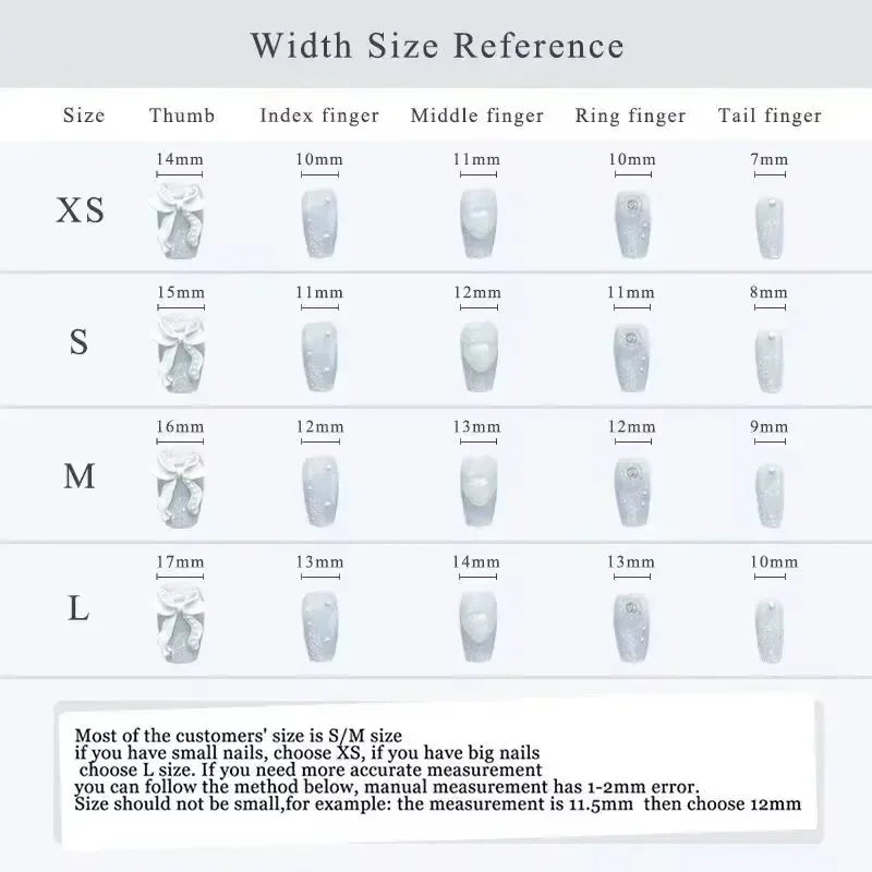 CherryBow Press-On Nails 10-Piece Set