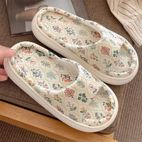 Bloom Linen Slippers