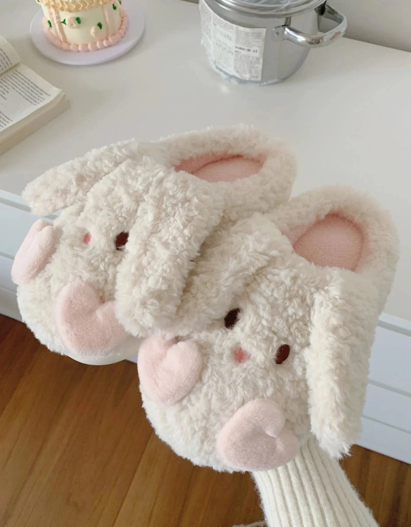 Bunny Heart Slippers