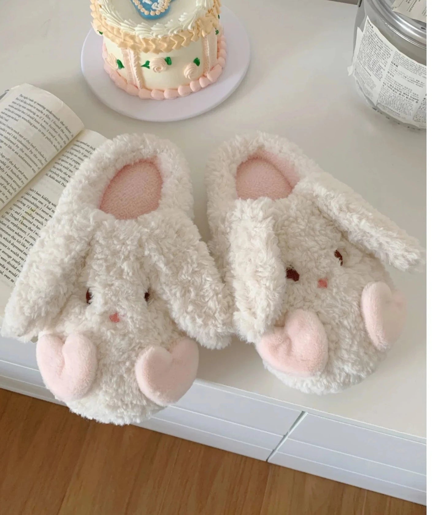 Bunny Heart Slippers