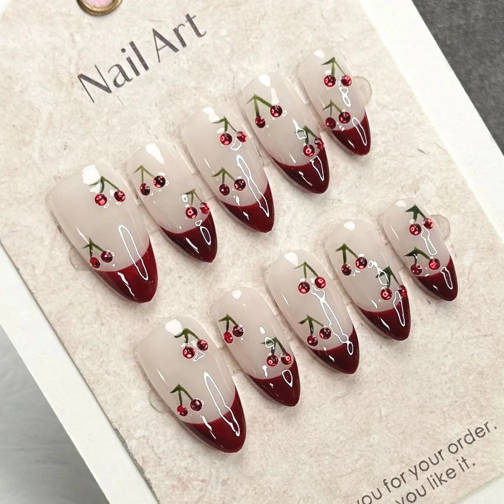 CherryBow Press-On Nails 10-Piece Set