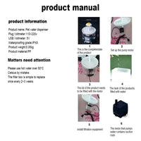 FlowFresh Electric Pet Water Fountain 1.2L