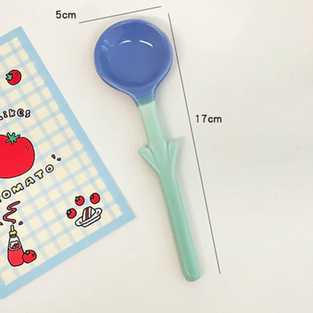 BloomSpoon Kawaii Tulip Ceramic Spoon