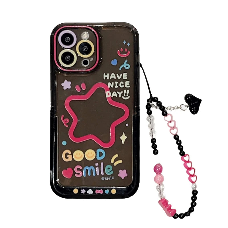 StarSmile Clear iPhone Case with Stand