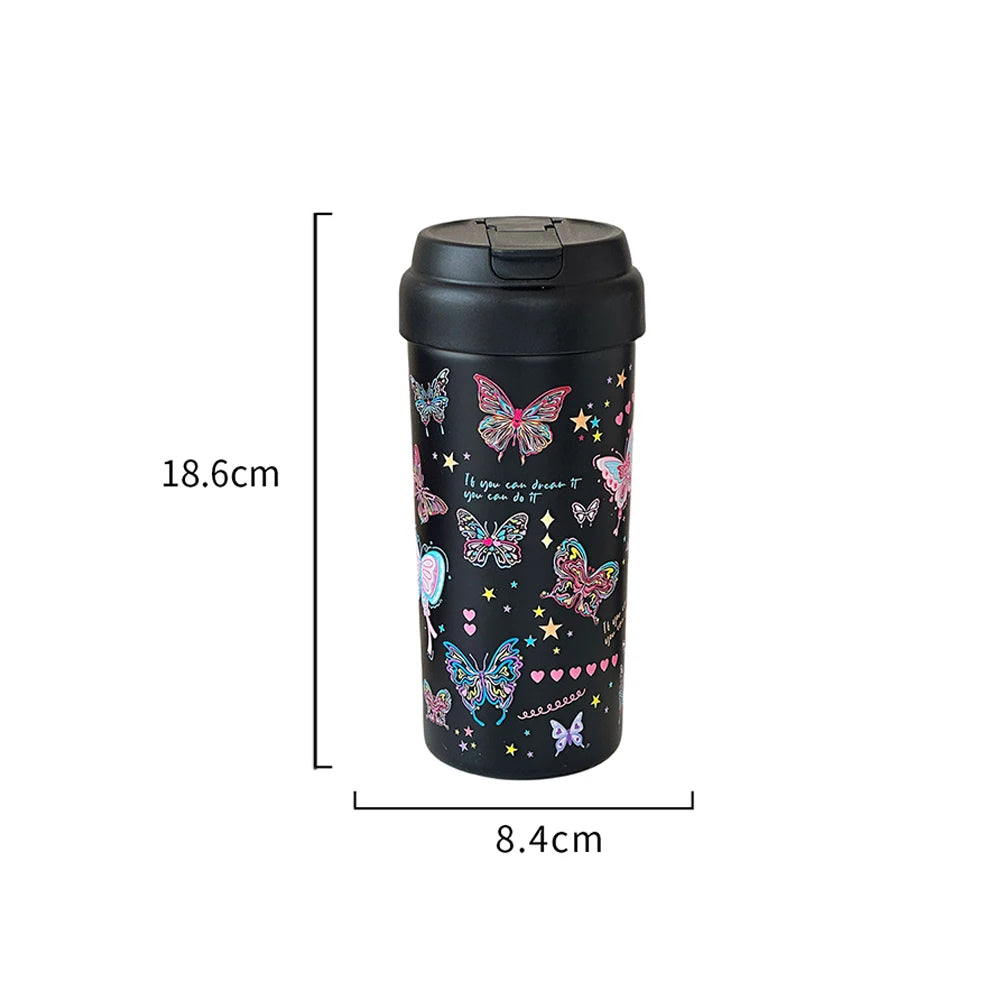 ButterflyTea Kawaii Thermal Tumbler 550ml