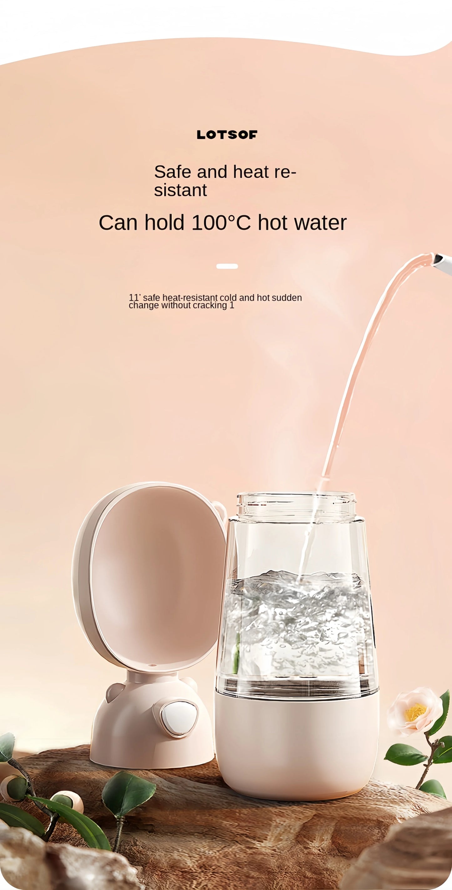 HydroSip Portable Pet Water Bottle 2-in-1