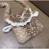 Fawn Plush Bag